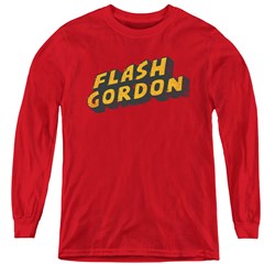 Flash Gordon - Youth Logo Long Sleeve T-Shirt