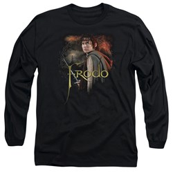 Lord Of The Rings - Mens Frodo Long Sleeve Shirt In Black