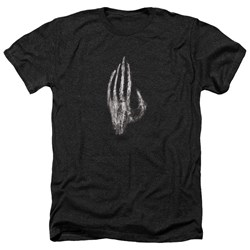 Lord Of The Rings - Hand Of Saruman Adult Heather T-Shirt In Black