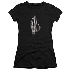 Lord Of The Rings - Hand Of Saruman Jrs Sheer Cap Sleeve T-Shirt In Black