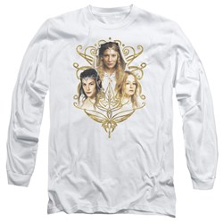 Lord Of The Rings - Women Of Middle Earth Adult Long Sleeve T-Shirt In White