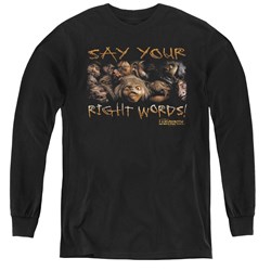 Labyrinth - Youth Say Your Right Words Long Sleeve T-Shirt
