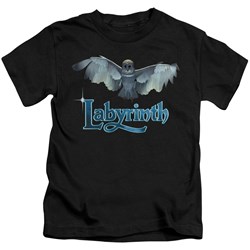 The Labyrinth - Title Sequence Little Boys T-Shirt In Black