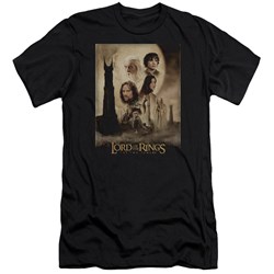 Lord Of The Rings - Tt Poster Adult  Short Sleeve T-Shirt In Black