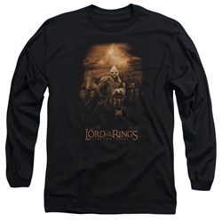 Lord Of The Rings - Riders Of Rohan Adult Long Sleeve T-Shirt In Black