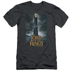 Lord Of The Rings - Always Watching Adult  Short Sleeve T-Shirt In Charcoal