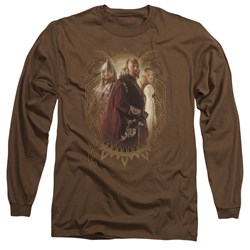 Lord Of The Rings - Rohan Royalty Adult Long Sleeve T-Shirt In Coffee