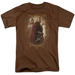 Lord Of The Rings - Rohan Royalty Adult Short Sleeve T-Shirt In Coffee