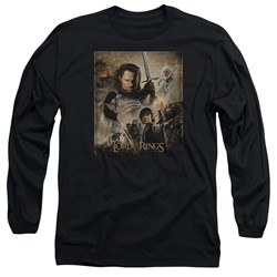 Lord Of The Rings - Rotk Poster Adult Long Sleeve T-Shirt In Black