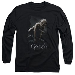 Lord Of The Rings - Gollum Adult Long Sleeve T-Shirt In Black