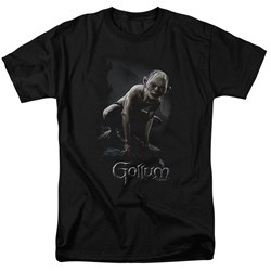 Lord Of The Rings - Gollum Adult Short Sleeve T-Shirt In Black
