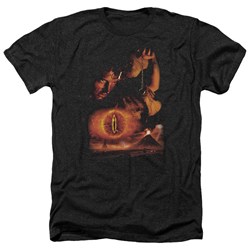 Lord Of The Rings - Destroy The Ring Adult Heather T-Shirt In Black