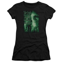 Lord Of The Rings - King Of The Dead Jrs Sheer Cap Sleeve T-Shirt In Black