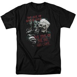 Lord Of The Rings - Time Of The Orc Adult Short Sleeve T-Shirt In Black