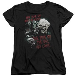 Lord Of The Rings - Time Of The Orc Womens Short Sleeve T-Shirt In Black