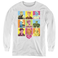 I Love Lucy - Youth So Many Faces Long Sleeve T-Shirt