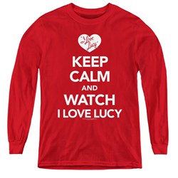 I Love Lucy - Youth Keep Calm And Watch Long Sleeve T-Shirt