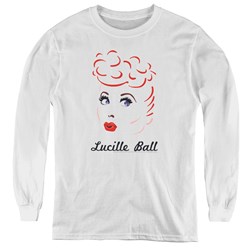 Lucille Ball - Youth Drawing Long Sleeve T-Shirt