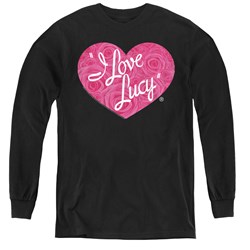 I Love Lucy - Youth Floral Logo Long Sleeve T-Shirt