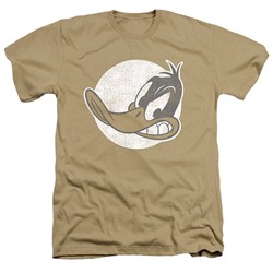 Looney Tunes - Mens Daffy Vintage Badge Heather T-Shirt