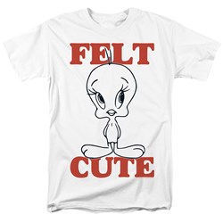 Looney Tunes - Mens Felt Cute T-Shirt