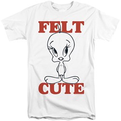 Looney Tunes - Mens Felt Cute Tall T-Shirt