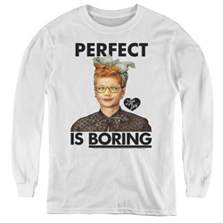 I Love Lucy - Youth Perfect Is Boring Long Sleeve T-Shirt