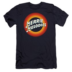 Looney Tunes - Mens Merrie Logo Premium Slim Fit T-Shirt