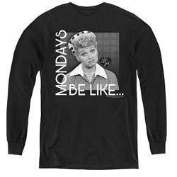 I Love Lucy - Youth Mondays Be Like Long Sleeve T-Shirt