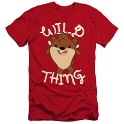 Looney Tunes - Mens Wild Thing Kid Premium Slim Fit T-Shirt