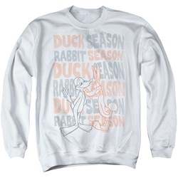 Looney Tunes - Mens Duck Season Rabbit Season Sweater
