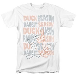 Looney Tunes - Mens Duck Season Rabbit Season T-Shirt
