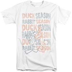 Looney Tunes - Mens Duck Season Rabbit Season Tall T-Shirt