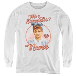 I Love Lucy - Youth Sarcastic Long Sleeve T-Shirt