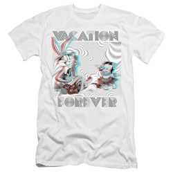 Looney Tunes - Mens Vacation Forever Premium Slim Fit T-Shirt