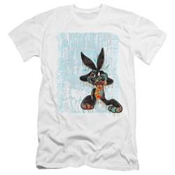 Looney Tunes - Mens Graffiti Rabbit Premium Slim Fit T-Shirt