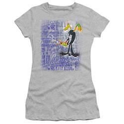 Looney Tunes - Juniors Graffiti Duck T-Shirt