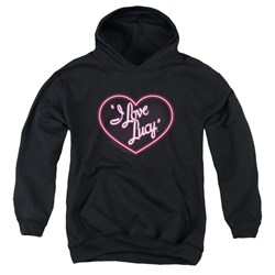 I Love Lucy - Youth Neon Logo Pullover Hoodie