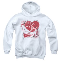 I Love Lucy - Youth Spray Paint Heart Pullover Hoodie