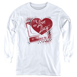 I Love Lucy - Youth Spray Paint Heart Long Sleeve T-Shirt