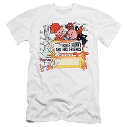 Looney Tunes - Mens Bugs And Friends Premium Slim Fit T-Shirt