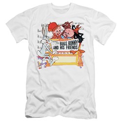 Looney Tunes - Mens Bugs And Friends Slim Fit T-Shirt