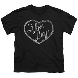 I Love Lucy - Youth Glitter Logo T-Shirt