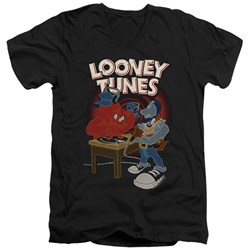 Looney Tunes - Mens Dj Looney Tunes V-Neck T-Shirt