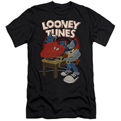 Looney Tunes - Mens Dj Looney Tunes Premium Slim Fit T-Shirt
