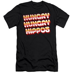 Hungry Hungry Hippos - Mens Hungry Vintage Logo Premium Slim Fit T-Shirt