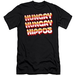 Hungry Hungry Hippos - Mens Hungry Vintage Logo Slim Fit T-Shirt