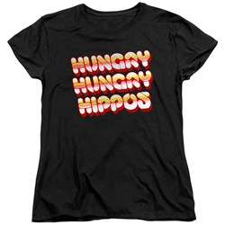 Hungry Hungry Hippos - Womens Hungry Vintage Logo T-Shirt