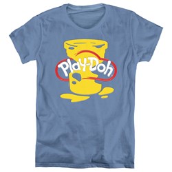 Play Doh - Womens Play Doh Messy Stencil Logo T-Shirt