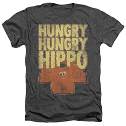 Hungry Hungry Hippos - Mens Hungry Hungry Hippo Heather T-Shirt